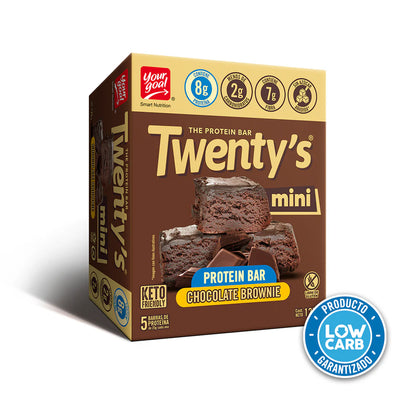 MINI TWENTY'S CHOCOLATE BROWNIE - DISPLAY X5UN 25g