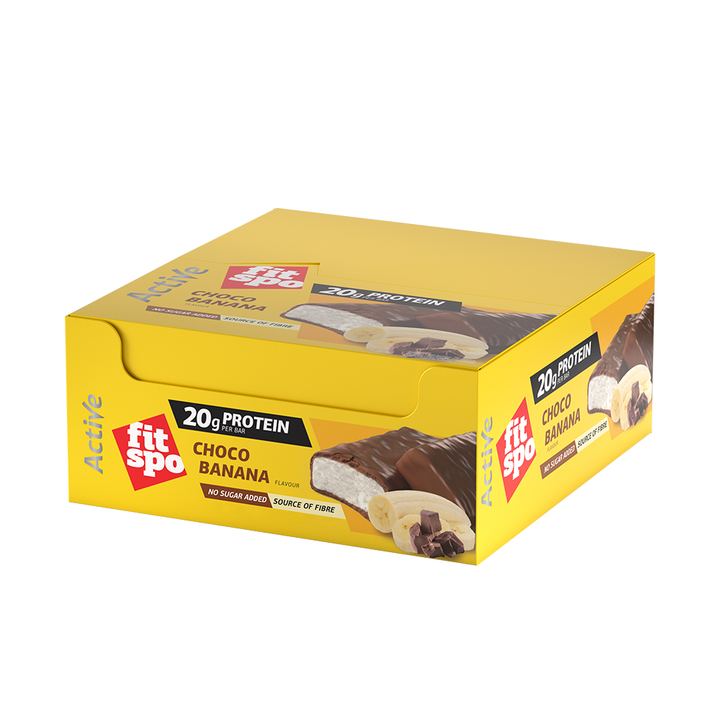 Fitspo Protein Bar Choco Banana - caja x12un