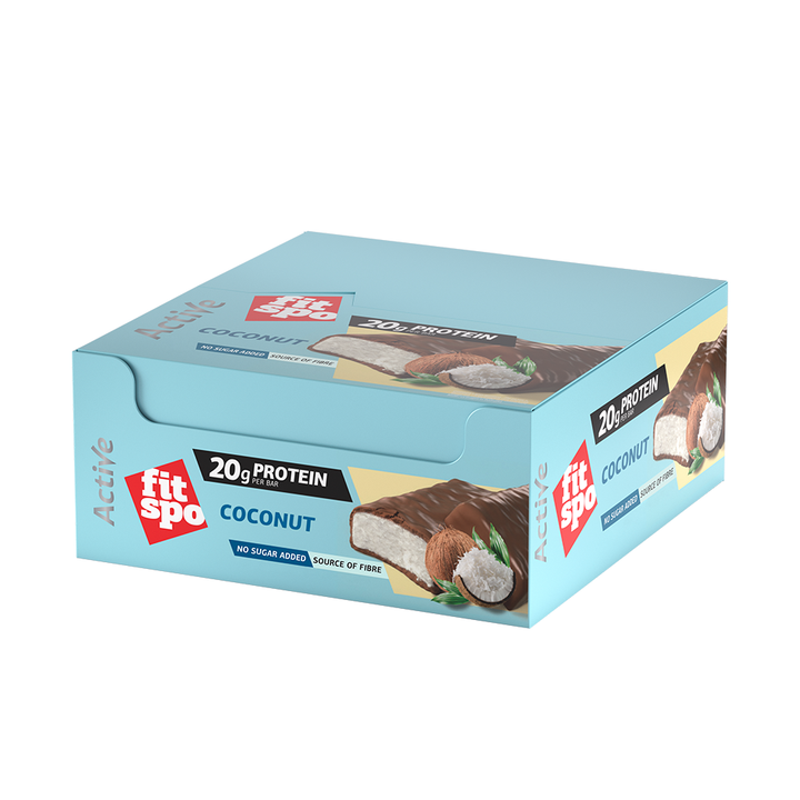 Fitspo Protein Bar Coconut - caja x12un