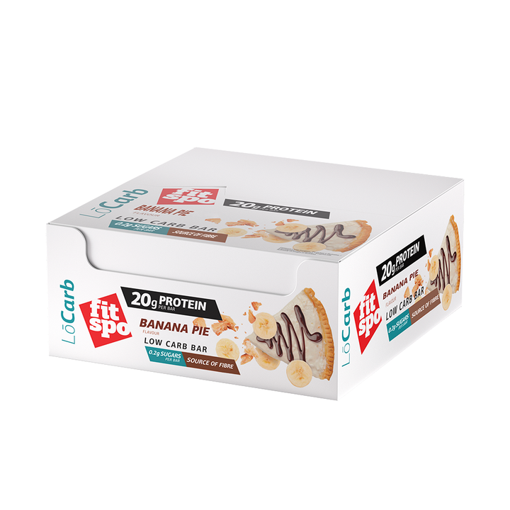 Fitspo Protein Bar Banana Pie - caja x12un