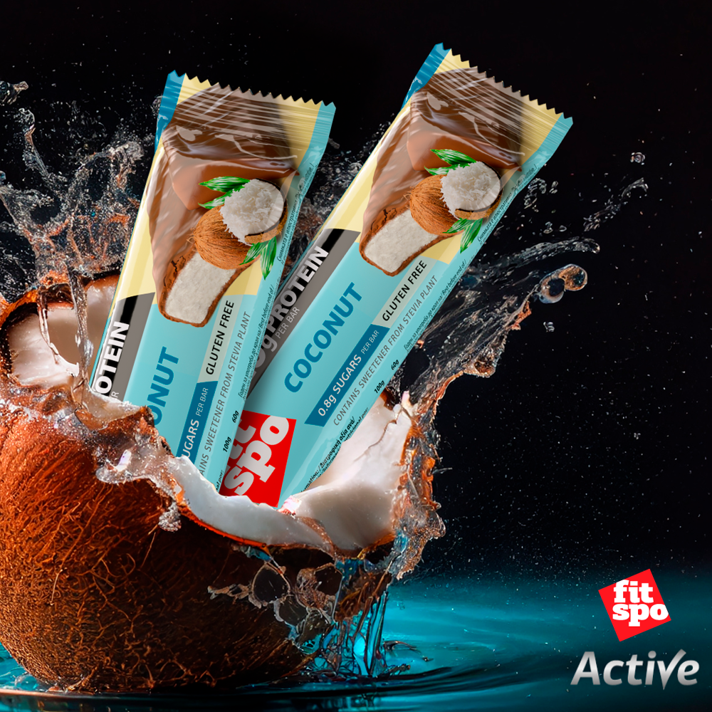 Fitspo Protein Bar Coconut - caja x12un
