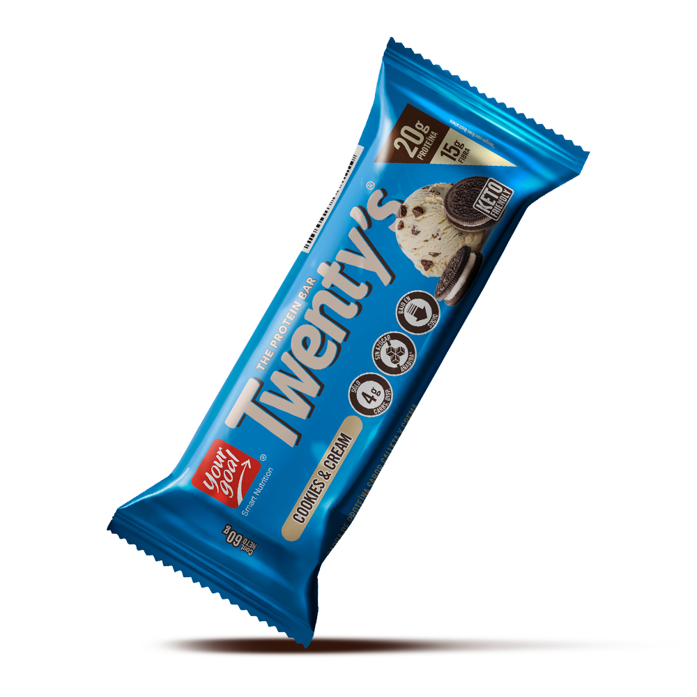Twenty's Chocolate Cookies & Cream - Caja x4un 60g