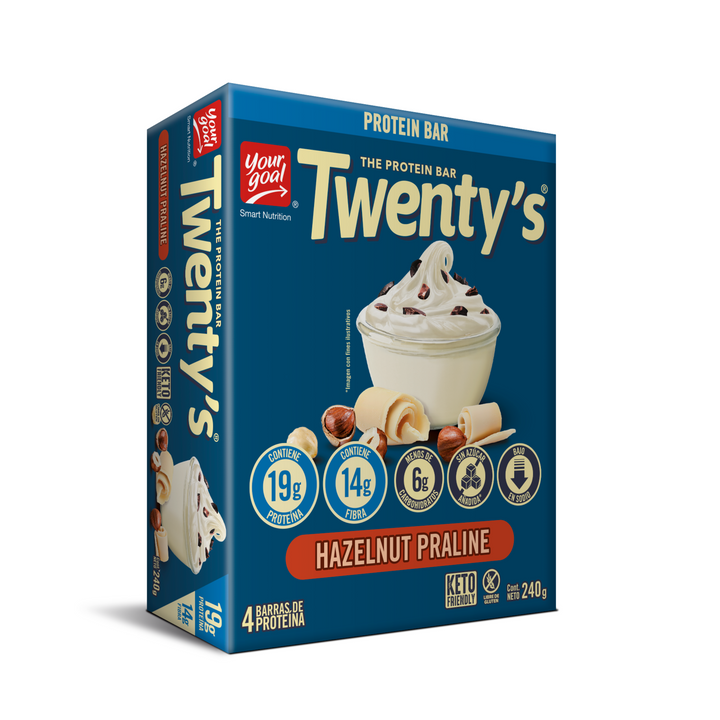 Twenty's Hazelnut Praline - Caja x4un 60g