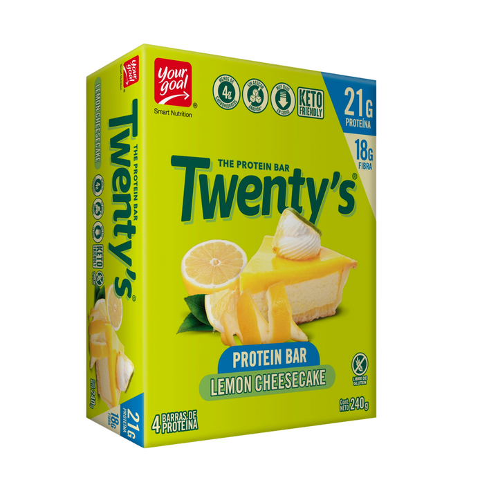 Twenty's Lemon Cheescake - Caja x4un 60g