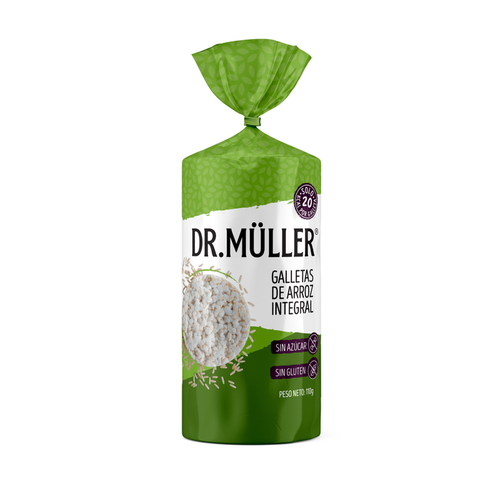 Dr. Müller Galletas de Arroz Integral 110g
