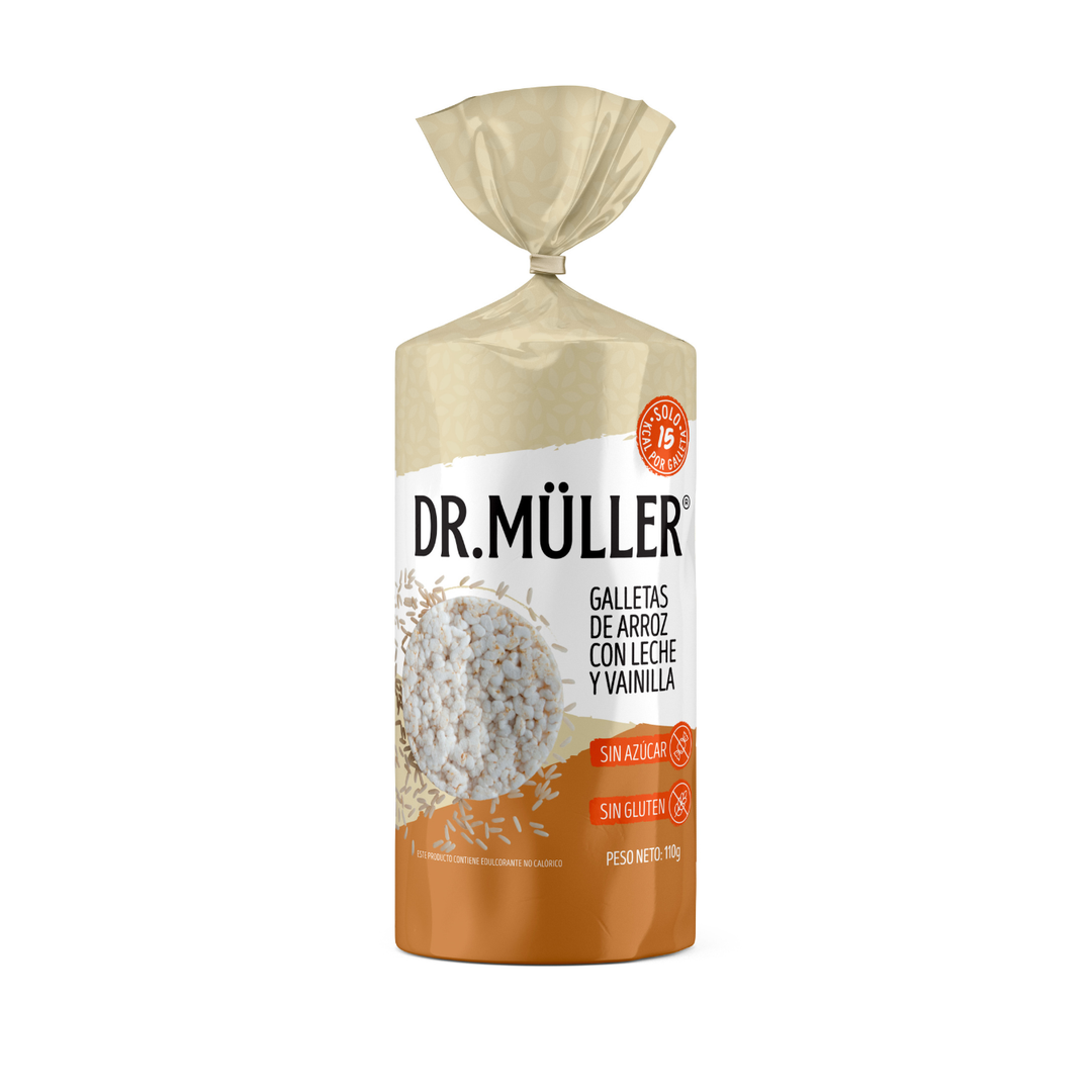 Dr. Müller Galletas de Arroz con Leche 110g