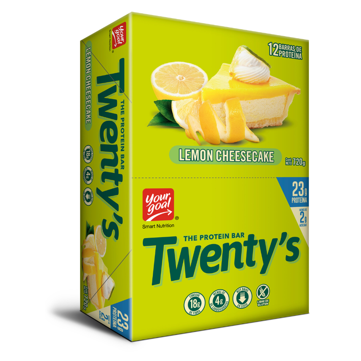 Twenty's Lemon Cheescake - Caja x12 barras