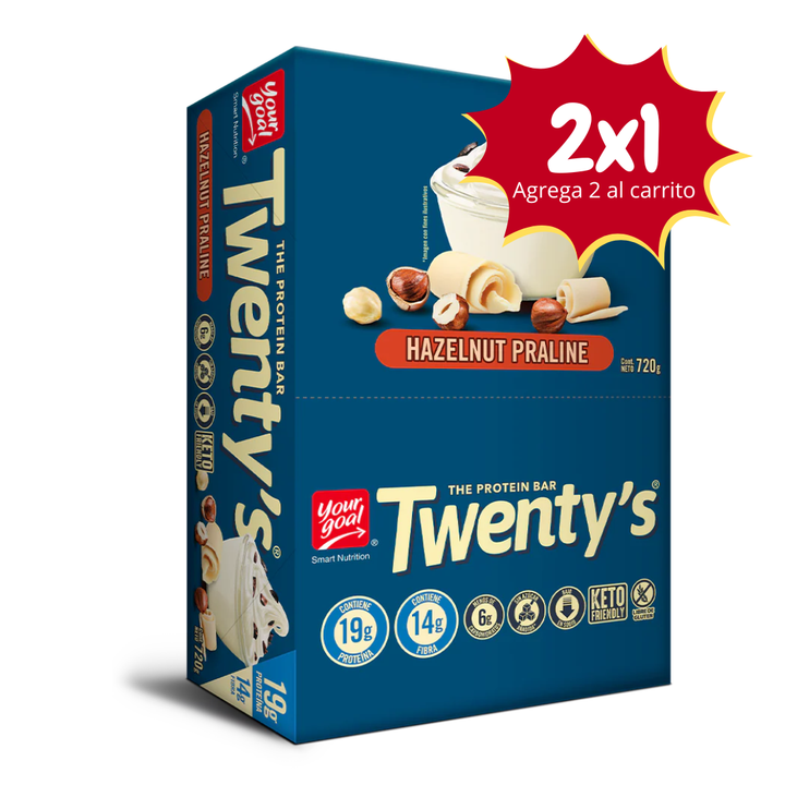 Twenty's Hazelnut Praline - Caja x12un 60g