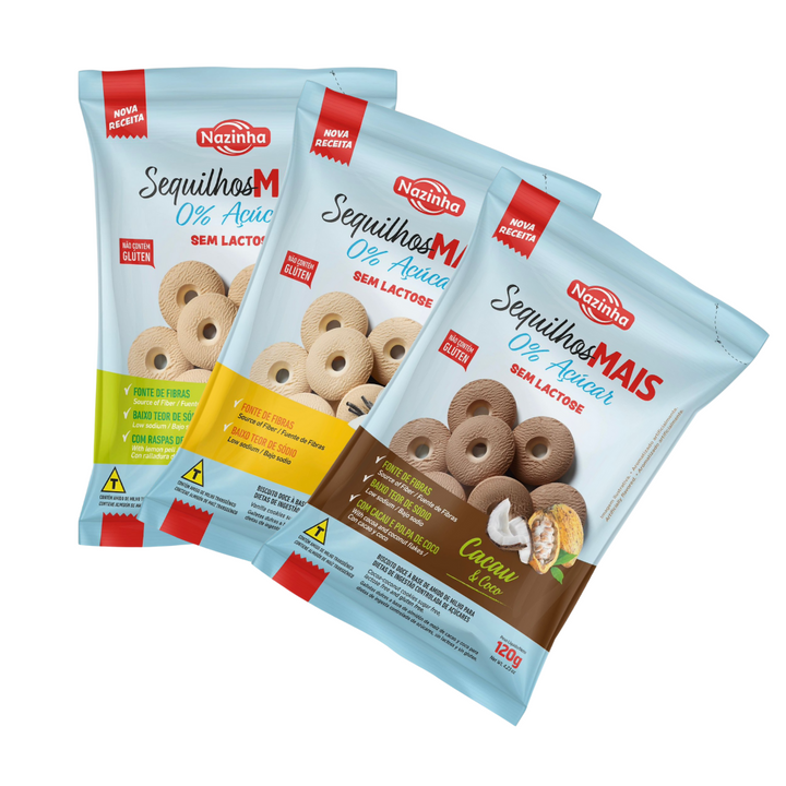 Pack 3 galletas sin azúcar - Nazinha