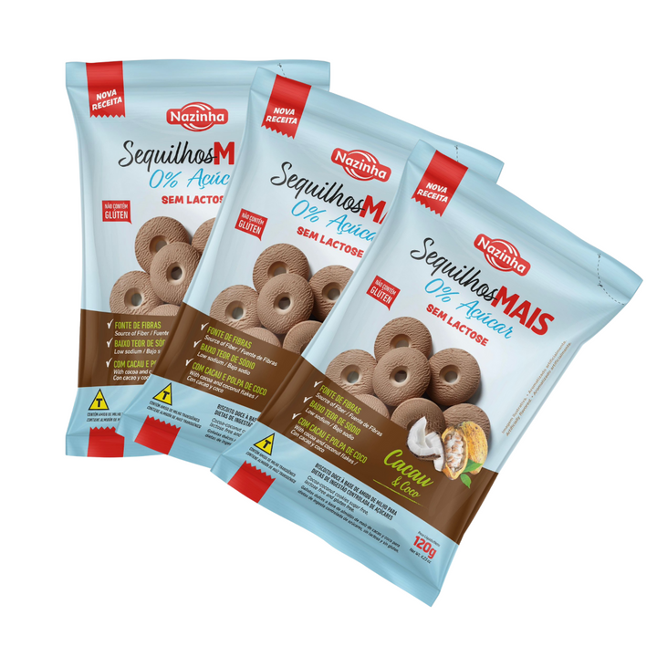 Pack 3 galletas sin azúcar - Nazinha