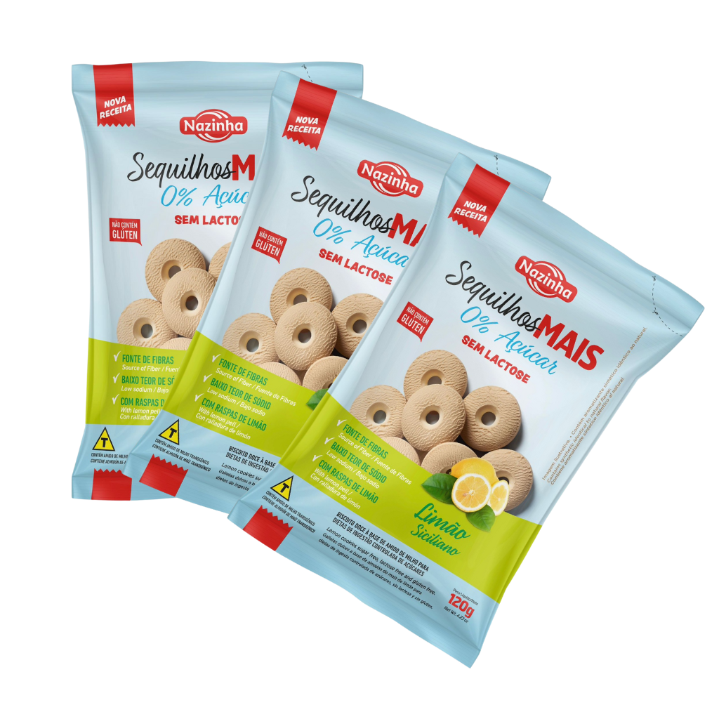 Pack 3 galletas sin azúcar - Nazinha