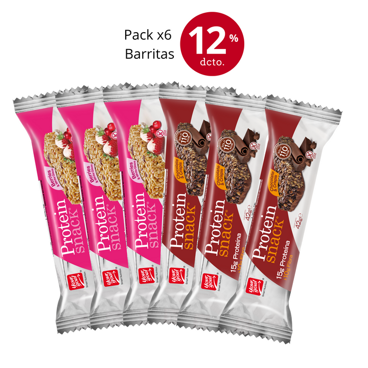 Pack X6 Barritas Protein Snack - Variety Box