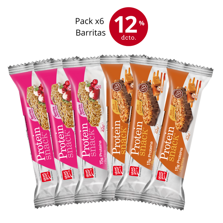 Pack X6 Barritas Protein Snack - Variety Box