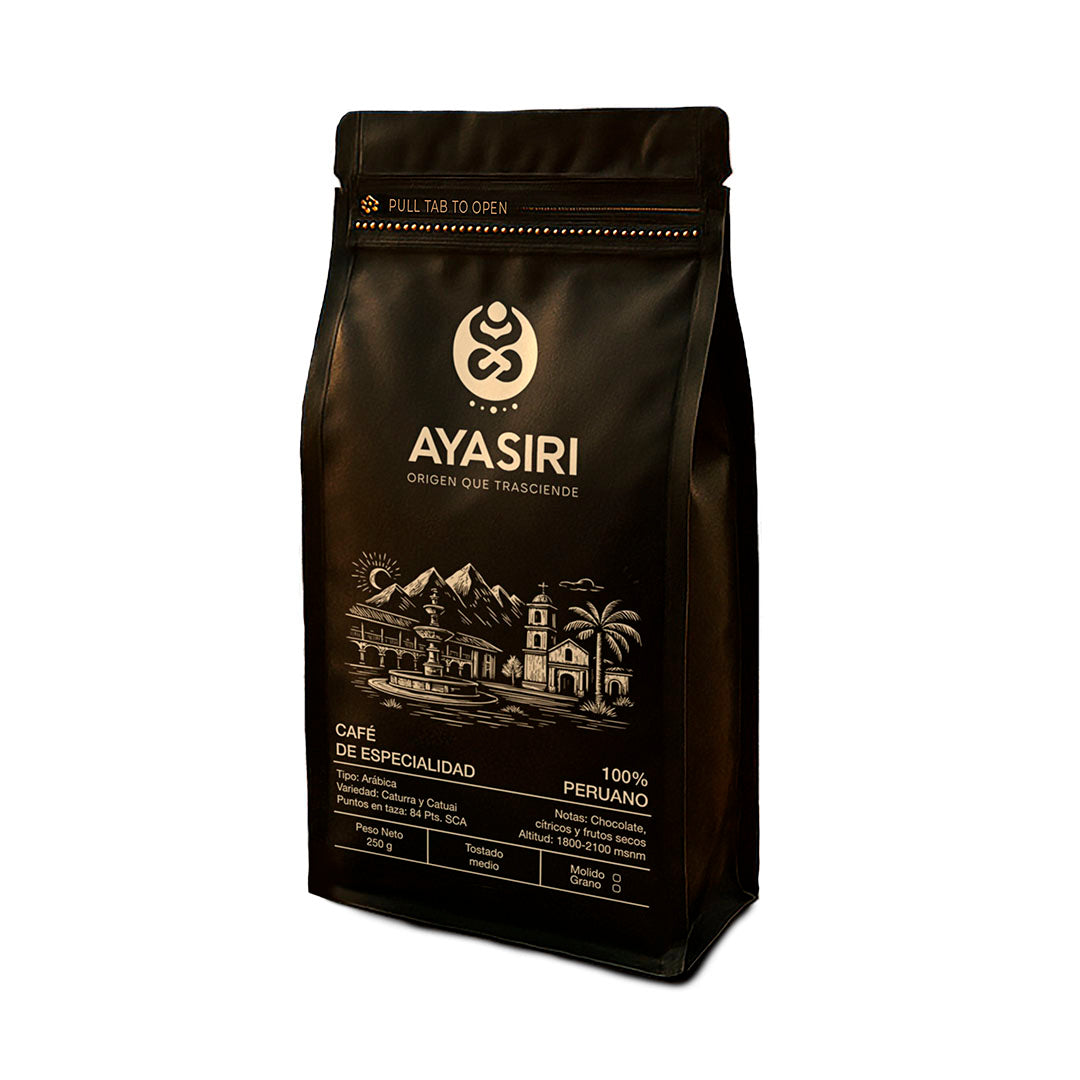 Café de Especialidad Ayasiri en Grano - Tostado medio 250g
