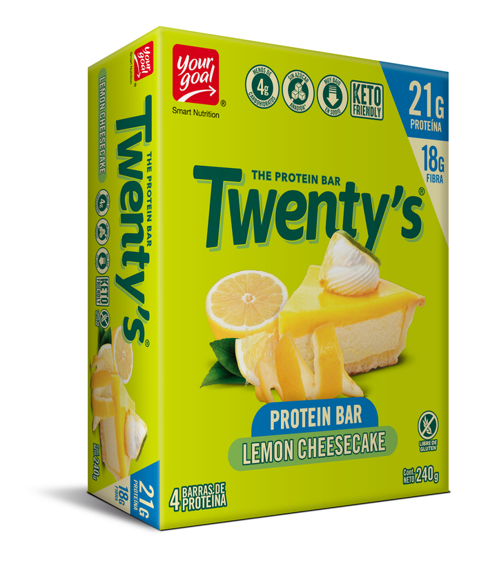 Twenty's Lemon Cheescake - Caja x4un 60g