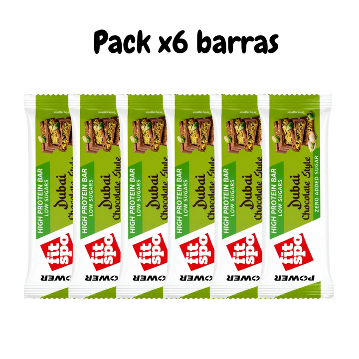 Fitspo Protein Bar Chocolate Dubai - pack x6 barras