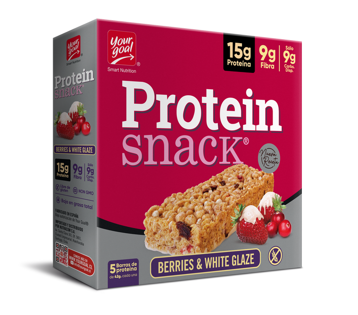 Protein Snack Berries & White Glaze - Caja x5un