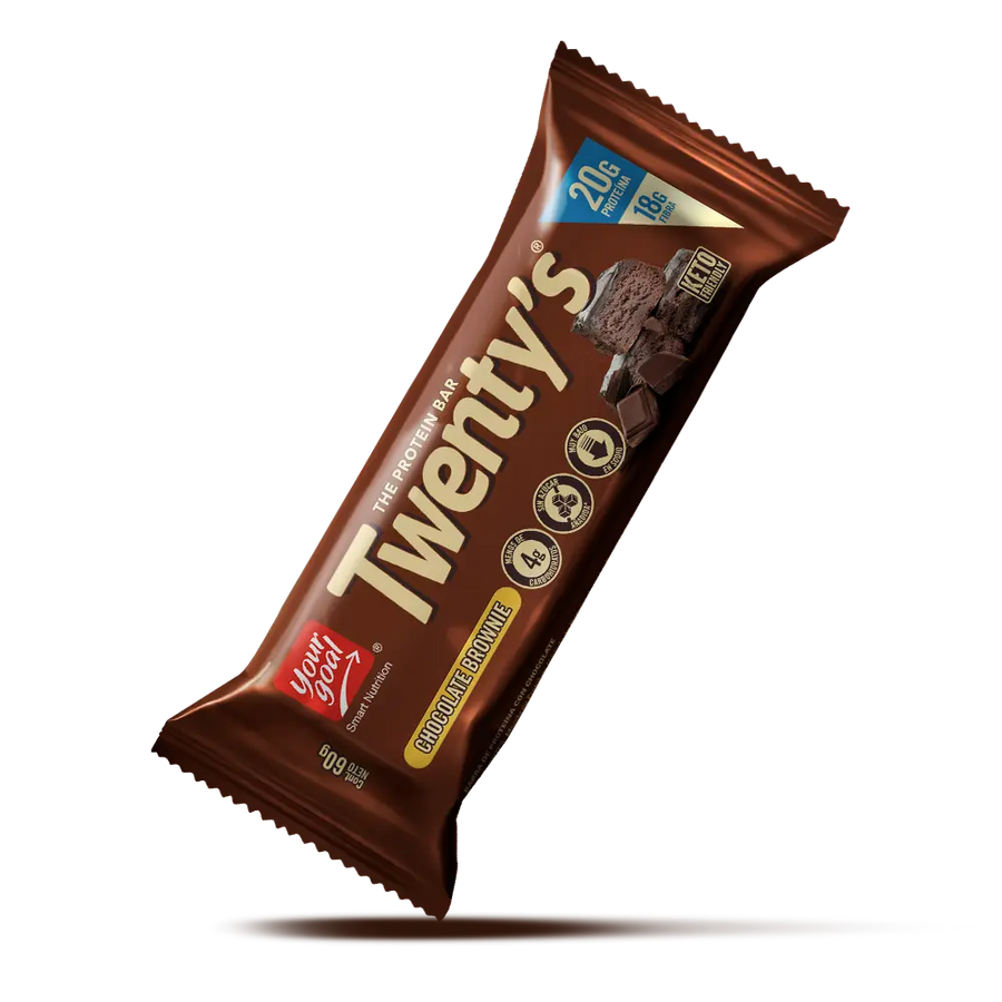 Twenty's Chocolate Brownie - Caja x12un 60g – Your Goal Perú